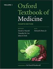 Oxford textbook of medicine by D. A. Warrell