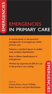 Cover of: Emergencies in Primary Care (Emergencies in)