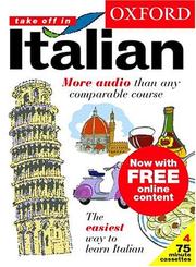 Cover of: Oxford Take Off in Italian by Concetta Batelli-Kneale