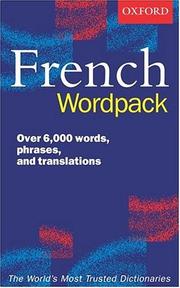 Cover of: Oxford French Wordpack by Valerie Grundy
