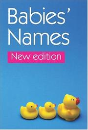 Cover of: Babies' Names by Patrick Hanks
