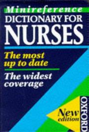 Cover of: Minidictionary for Nurses by Tanya A. McFerran