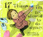 Cover of: Sixteen things I'm not allowed to do anymore