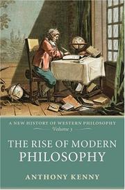 Cover of: The Rise of Modern Philosophy by Anthony Kenny