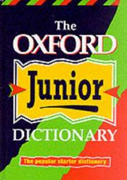 Cover of: The Oxford Junior Dictionary, 3rd Ed. (Dictionary) by Rosemary Sansome, Dee Reid