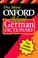 Cover of: The Mini Oxford School German Dictionary (Bilingual Dictionary)