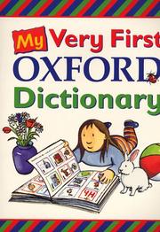 Cover of: My Very First Oxford Dictionary (Big Book)