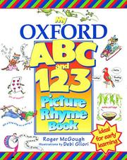 Cover of: My Oxford ABC and 123 Picture Rhyme Book