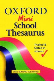 Cover of: Oxford Mini School Thesaurus by Alan Spooner