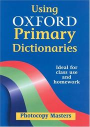 Cover of: Using Oxford Primary Dictionaries