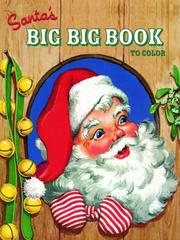 Cover of: Santa's Big Big Book to Color by Golden Books