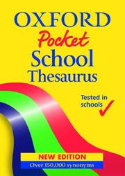 Cover of: Oxford Pocket School Thesaurus by Robert Allen