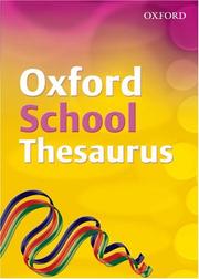Cover of: Oxford School Thesaurus by Robert Allen