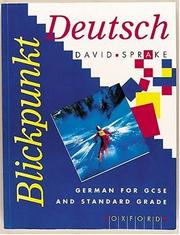 Cover of: Blickpunkt Deutsch