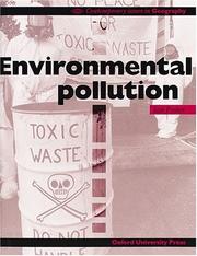 Cover of: Environmental Pollution (Contemporary Issues in Geography)