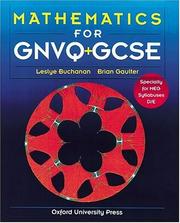 Cover of: Mathematics for GNVQ and GCSE (Mathematics)