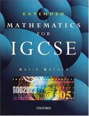 Cover of: Extended Mathematics for IGCSE by D. Rayner