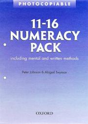 Front cover of 11-16 Numeracy by Abigail Twyman