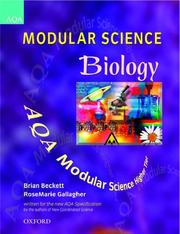 Cover of: Biology (Modular Science AQA)