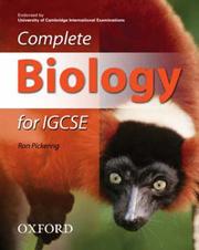 Cover of: Complete Biology for IGCSE