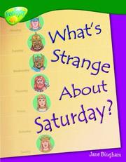 Cover of: Oxford Reading Tree: Stage 12: TreeTops Non-Fiction: What's Strange About Saturday?
