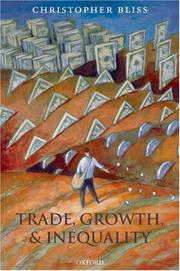Cover of: Trade, Growth, and Inequality