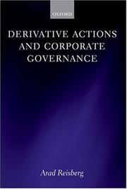 Cover of: Derivative Actions and Corporate Governance