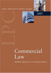 Cover of: Commercial Law (Blackstone Legal Practice Course Guide)