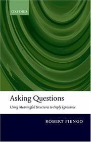 Cover of: Asking Questions by Robert Fiengo