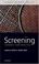 Cover of: Screening