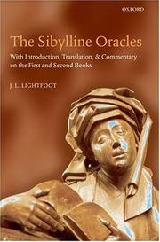 Cover of: The SIbylline Oracles: With Introduction, Translation, and Commentary on the First and Second Books