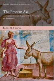 Cover of: The Protean Ass by Robert H.F. Carver
