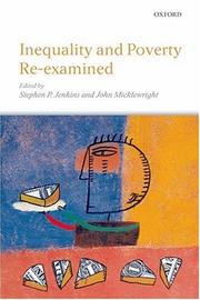 Cover of: Inequality and Poverty Re-Examined