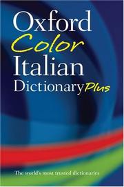 Cover of: Oxford Color Italian Dictionary Plus