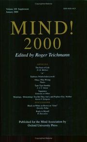 Cover of: Mind!