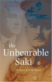 Cover of: The Unbearable Saki: The Work of H. H. Munro