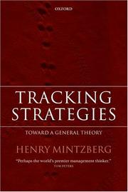 Cover of: Tracking Strategies by Henry Mintzberg