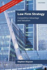 Cover of: Law Firm Strategy | Stephen Mayson