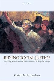 Cover of: Buying Social Justice | Christopher McCrudden