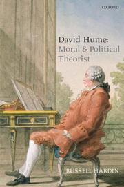 Cover of: David Hume: Moral and Political Theorist