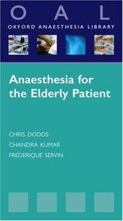 Cover of: Anaesthesia for the Elderly Patient (Oxford Anaesthesia Library)