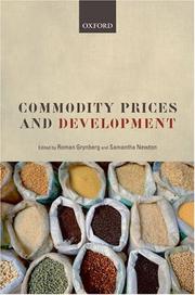 Cover of: Commodity Prices and Development
