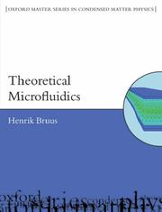Cover of: Theoretical Microfluidics (Oxford Master Series in Physics) by Henrik Bruus