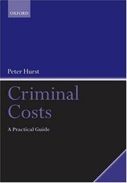 Cover of: Criminal Costs: A Practical Guide