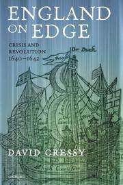 Cover of: England on Edge: Crisis and Revolution 1640-1642