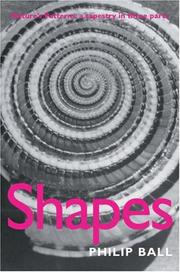 Cover of: Shapes: Nature's Patterns by Philip Ball
