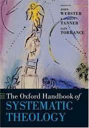 Cover of: The Oxford Handbook of Systematic Theology (Oxford Handbooks in Religion and Theology)