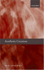 Cover of: Aesthetic Creation