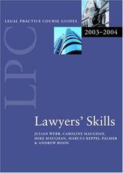 Cover of: LPC Lawyers' Skills (Legal Practice Course Guides)