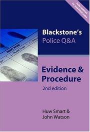 Cover of: Evidence and Procedure (Blackstone's Police Q & A)